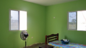 "Celery Green" color for the bedrooms